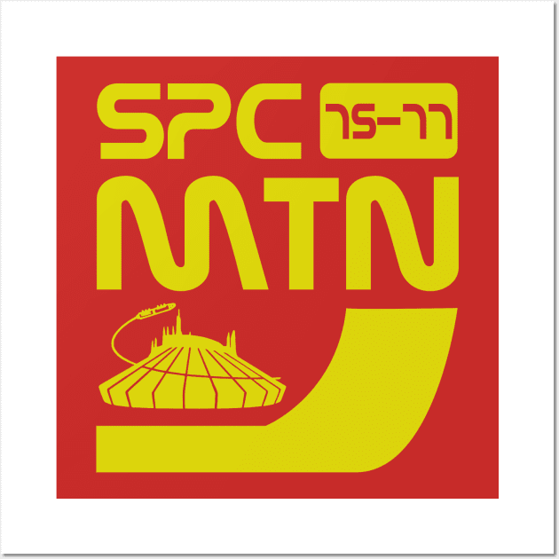 Space Mountain 75-77 Wall Art by PopCultureShirts